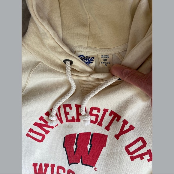 Blue 84 University of Wisconsin Pullover Hoodie Sweatshirt, Women’s SM,C… - Picture 3 of 4